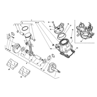 ZYLINDERKOPF / ZYLINDER / KOLBEN / KURBELWELLE
