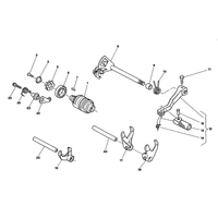 SCHALTGABEL / SCHALTWELLE / SCHALTWALZE