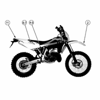 DEKOR FARBE ROT-WEISS-SCHWARZ