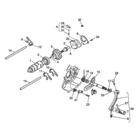 SCHALTGABEL / SCHALTWELLE / SCHALTWALZE