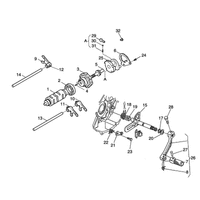 SCHALTGABEL / SCHALTWELLE / SCHALTWALZE