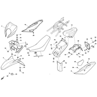 VERKLEIDUNG / KOTFLUEGEL / SATTEL