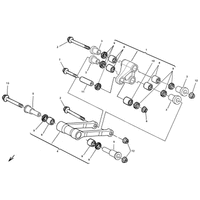 HINTERRADAUFHAENGUNG / HEBELWERK