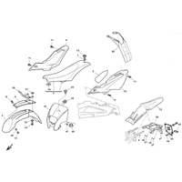 VERKLEIDUNG / KOTFLUEGEL / SATTEL