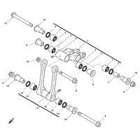 HINTERRADAUFHAENGUNG / HEBELWERK