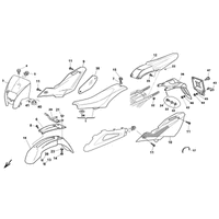 VERKLEIDUNG / KOTFLUEGEL / SATTEL