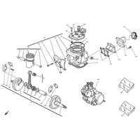 ZYLINDERKOPF / ZYLINDER / KOLBEN / KURBELWELLE