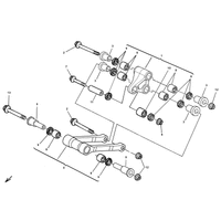 HINTERRADAUFHAENGUNG / HEBELWERK