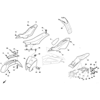 VERKLEIDUNG / KOTFLUEGEL / SITZ