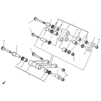 HINTERRADAUFHAENGUNG / HEBELWERK