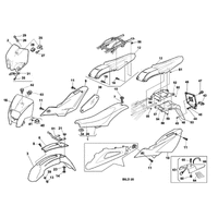 STREIFEN /  KOTFLUEGEL /  SATTEL / SCHILDTRAEGER