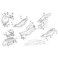 STREIFEN /  KOTFLUGEL /  SATTEL / SCHILDTRAEGER