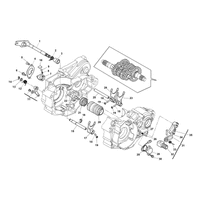 SCHALTGABEL / SCHALTWELLE / SCHALTWALZE