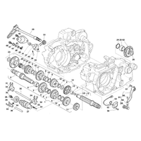 SCHALTGABEL / SCHALTWELLE / SCHALTWALZE / GETRIEBE
