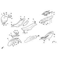 VERKLEIDUNG / KOTFLUEGEL / SATTEL