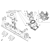 ZYLINDERKOPF / ZYLINDER / KOLBEN / KURBELWELLE