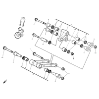 HINTERRADAUFHAENGUNG / HEBELWERK