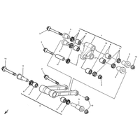HINTERRADAUFHAENGUNG / HEBELWERK