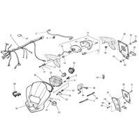 ELEKTRISCHE AUSRUESTUNG / SCHILDTRAEGER / HUPE / SCHEINWERFERHALTER