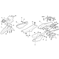 VERKLEIDUNG / STREIFEN /  KOTFLUEGEL / SATTEL / GEPAECKTRAEGER