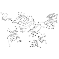 STREIFEN /  KOTFLUEGEL /  SITZBANK / SCHILDTRAEGER