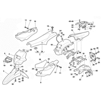 VERKLEIDUNG / STREIFEN /  KOTFLUEGEL / SATTEL / GEPAECKTRAEGER