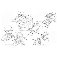 STREIFEN /  KOTFLUEGEL /  SITZBANK / SCHILDTRAEGER