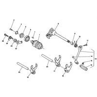 SCHALTGABEL / SCHALTWELLE / SCHALTWALZE