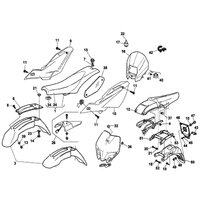 STREIFEN /  KOTFLUEGEL /  SITZBANK / SCHILDTRAEGER