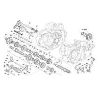 SCHALTGABEL / SCHALTWELLE / SCHALTWALZE / GETRIEBE
