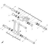 HINTERRADAUFHAENGUNG / HEBELWERK