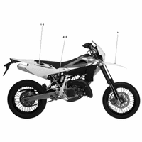 AUFKLEBER WEISS / ROT