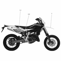 AUFKLEBER WEISS / SCHWARZ