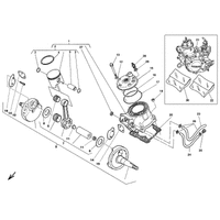 ZYLINDERKOPF / ZYLINDER / KOLBEN / KURBELWELLE