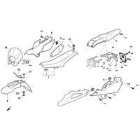 VERKLEIDUNG / KOTFLUEGEL / SATTEL