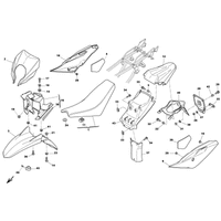 VERKLEIDUNG / KOTFLUEGEL / SATTEL