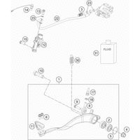 BETÄTIGUNG HINTERBREMSE