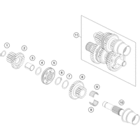 GETRIEBE I - ANTRIEBSWELLE