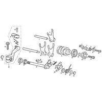 SCHALTWALZE / SCHALTGABEL / SCHALTHEBEL