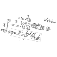 SCHALTWALZE / SCHALTGABEL / SCHALTHEBEL