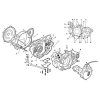 MOTORGEHAEUSE / KUPPLUNGSDECKEL LINKS