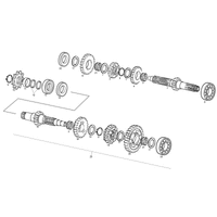 GETRIEBE SET CROSS 250CC