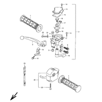 GRIFF RECHTS / BREMSHEBEL / LENKERSCHALTER