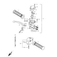 GRIFF RECHTS / BREMSHEBEL / LENKERSCHALTER