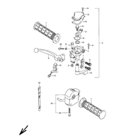 GRIFF RECHTS / BREMSHEBEL / LENKERSCHALTER