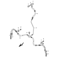BREMSLEITUNG VORN BIS RAHMEN-NR. 5SAAP41A67100000