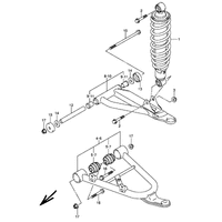 SCHWINGARM VORN BIS RAHMEN-NR. 5SAAP41A67100000