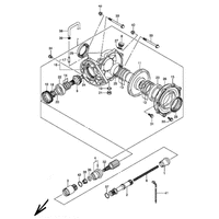KEGELRADGETRIEBE HINTEN AB RAHMEN-NR. 5SAAP41A67100001