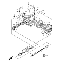 KEGELRADGETRIEBE HINTEN
