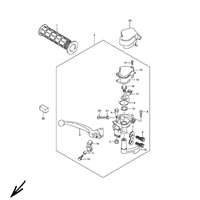 GRIFF RECHTS / BREMSHEBEL / LENKERSCHALTER